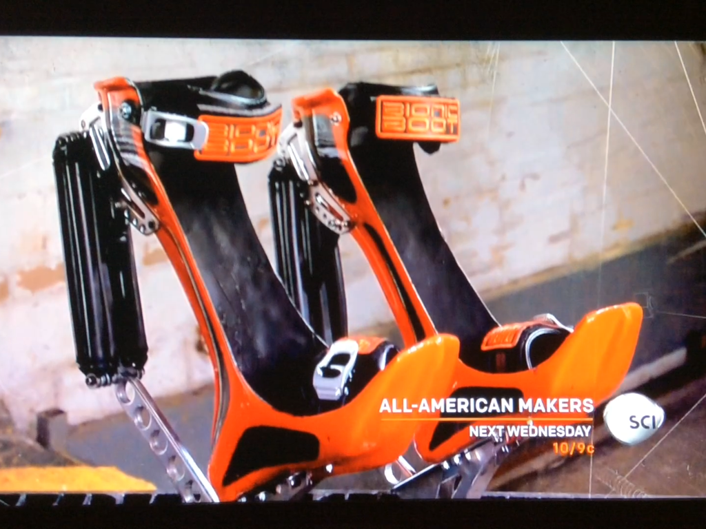 BIONIC BOOT ON ALL AMERICAN MAKERS, NOV 11TH.