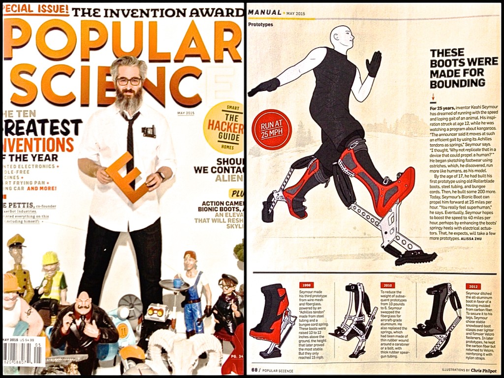 POPULAR SCIENCE, BIONIC BOOT MAY ISSUE.