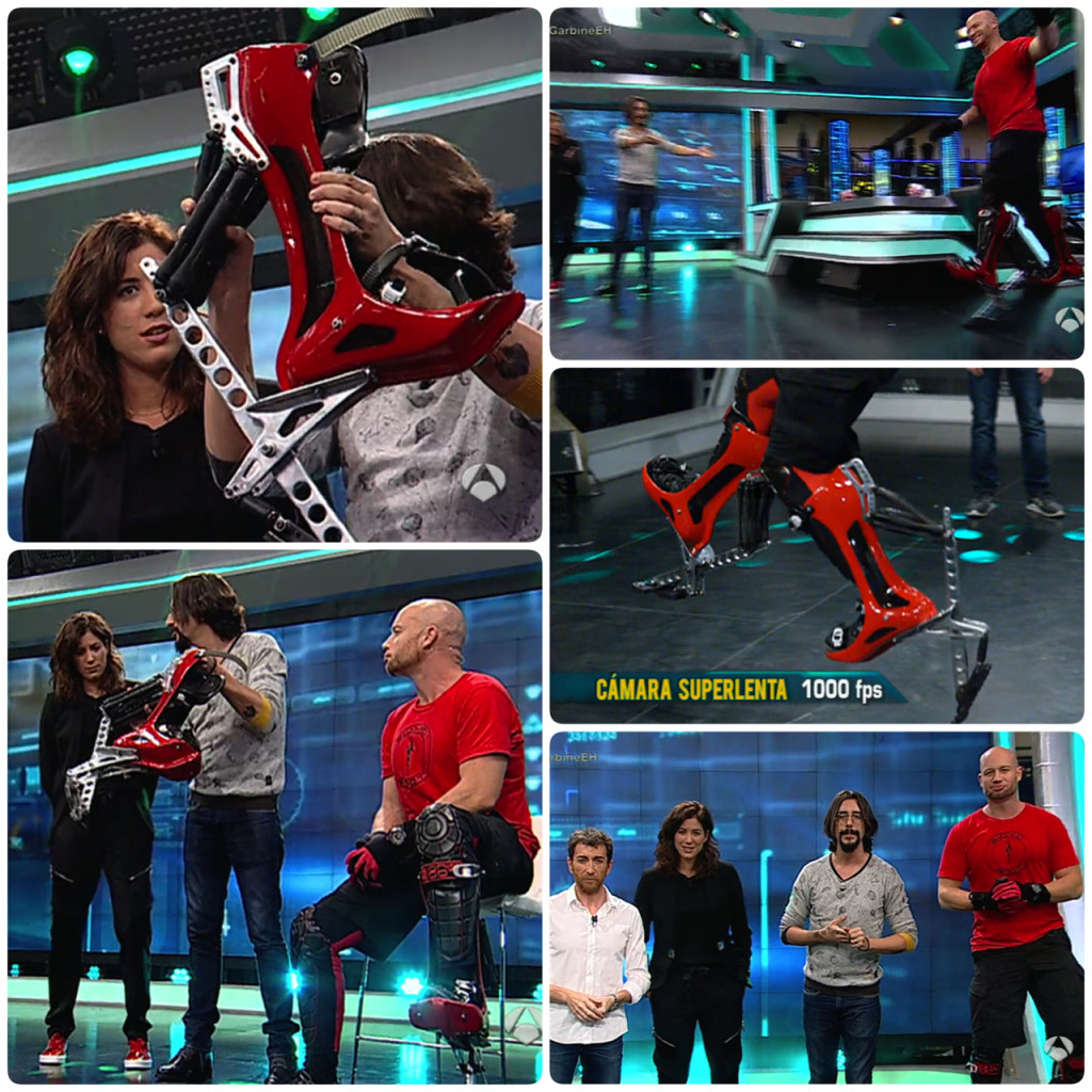 BIONIC BOOTS FEATURED ON EL HORMI GUERRO, SPANISH LIVE TV.