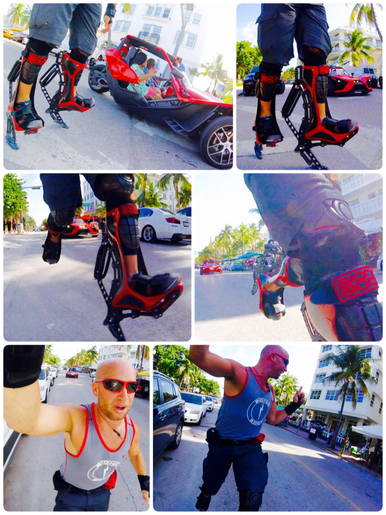 BIONIC BOOT RACES POLARIS SLINGSHOT IN SOUTH BEACH